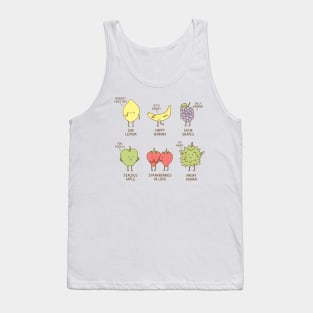 Fruits have feelings too! Tank Top